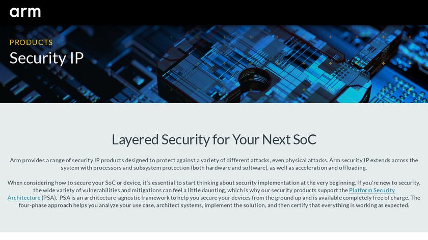 Sansa Security Landing Page