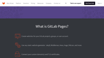 GitLab Pages image