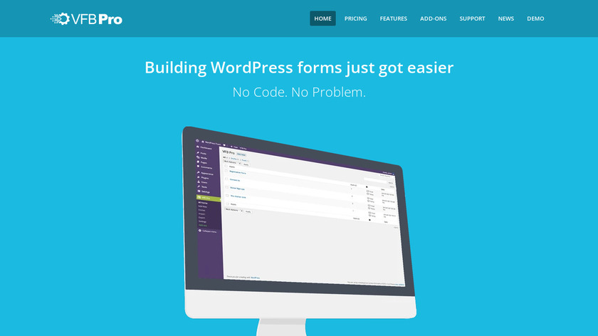 Visual Form Builder Landing Page