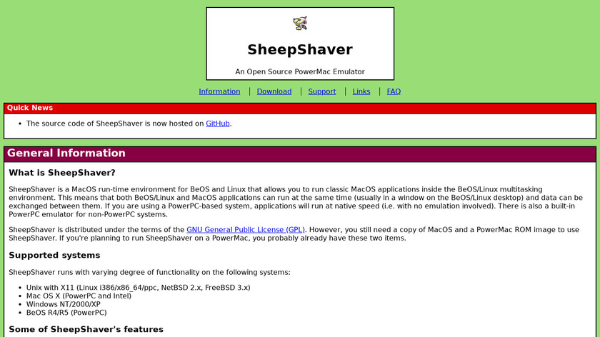 Sheepshaver Landing Page