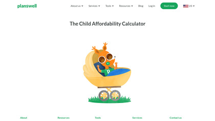 Planswell's Child Affordability Calc image