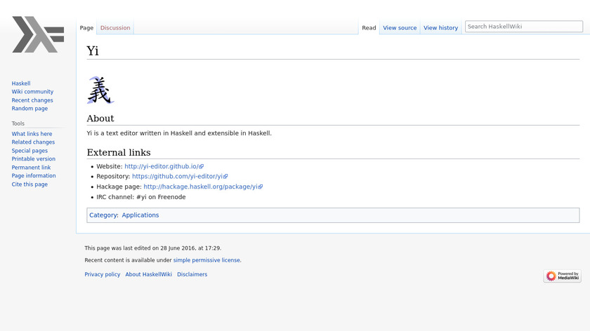 Yi Landing Page