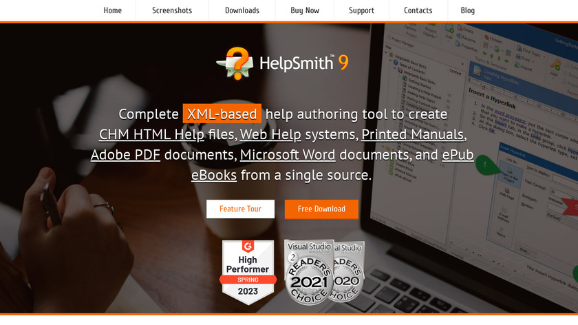 HelpSmith Landing Page