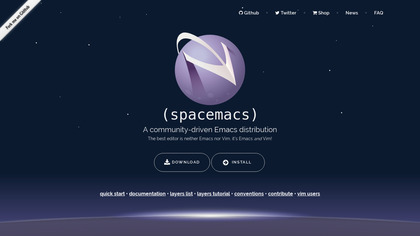 Spacemacs screenshot