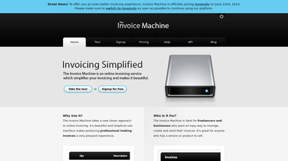 The Invoice Machine image