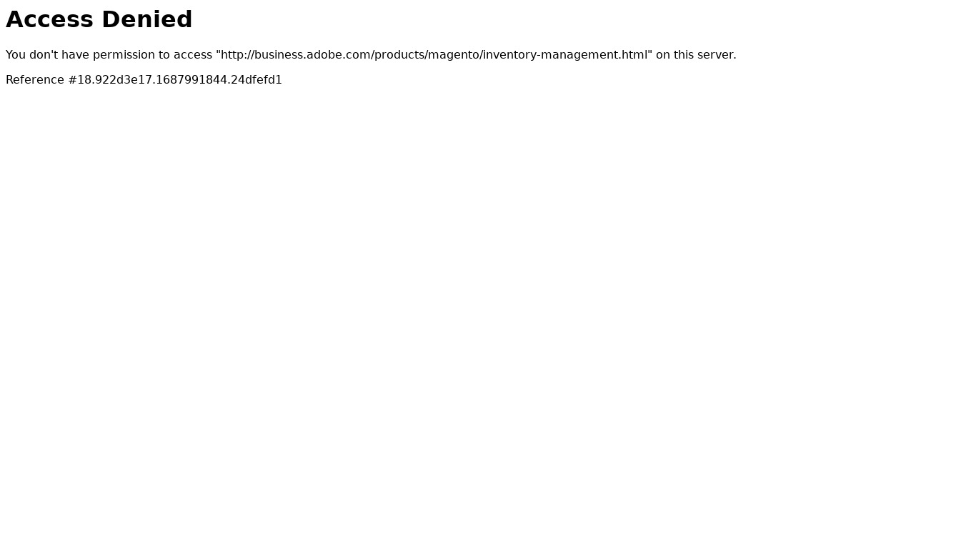 Magento Order Management Landing page