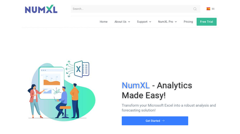 NumXL Landing Page