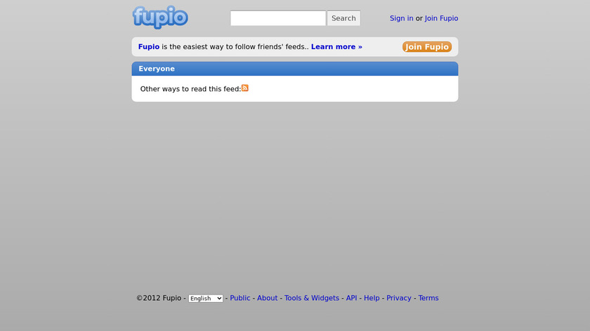 Fupio Landing Page
