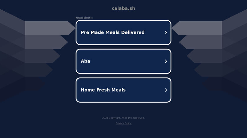 Calabash Landing Page