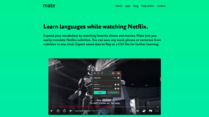 Mate Translate for Netflix image