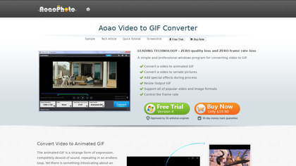 Aoao Video to GIF Converter image