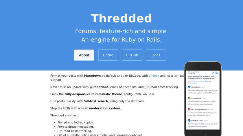 Thredded.org Landing Page