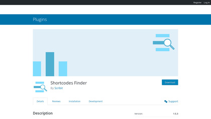 Shortcodes Finder for Wordpress image