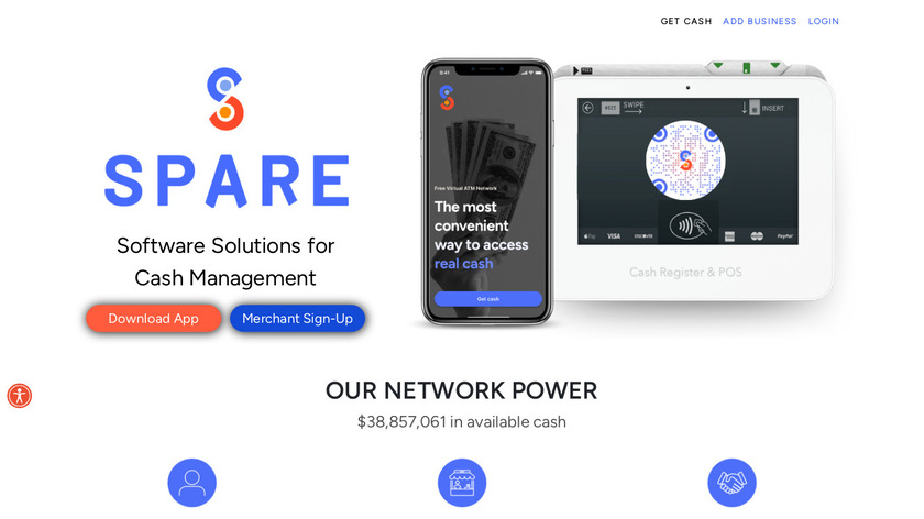 SPARE. Landing Page