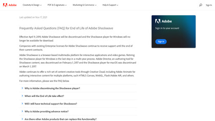 Adobe Shockwave Player image