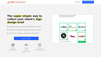 Lets Commence Design Briefs image