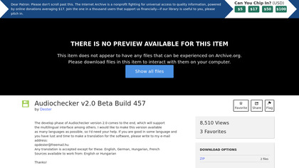 Audiochecker image