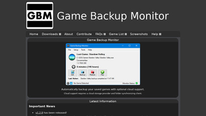 Game Backup Monitor image