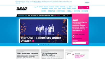 AVAAZ.ORG image