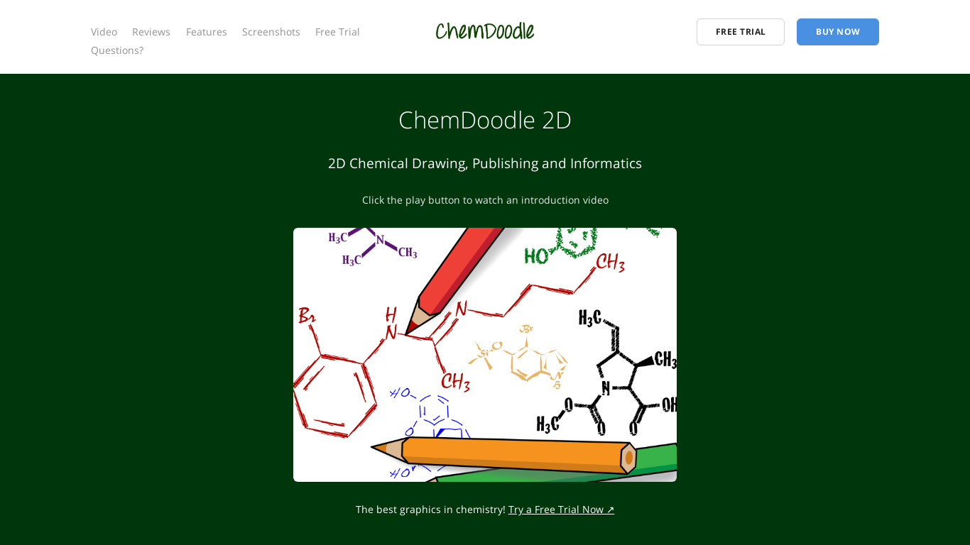 ChemDoodle Landing page