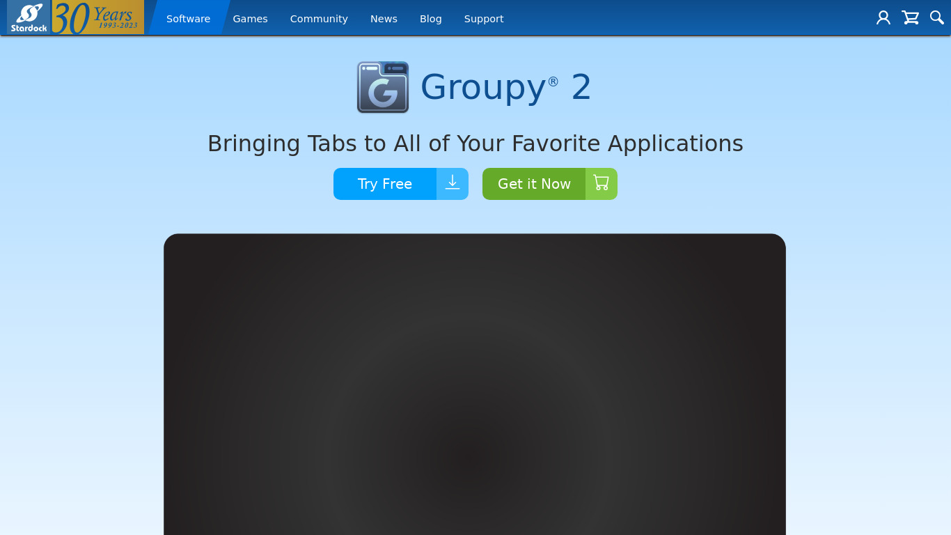groupy Landing page