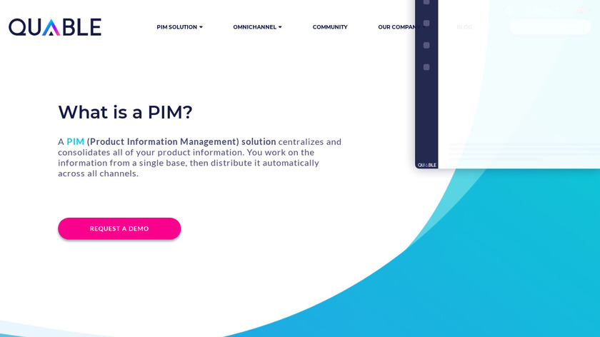 Quable PIM Landing Page