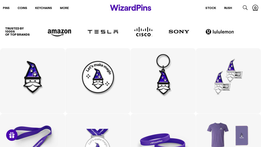 WizardPins Landing Page