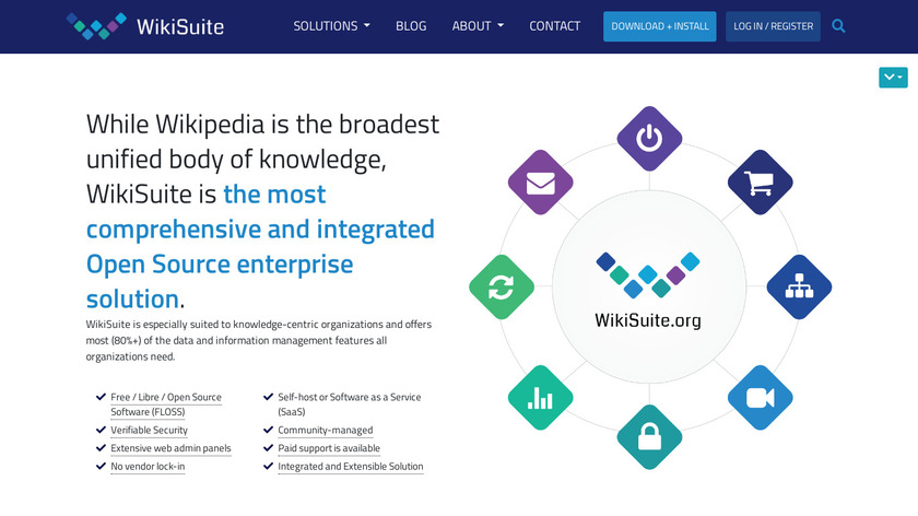 WikiSuite Landing Page