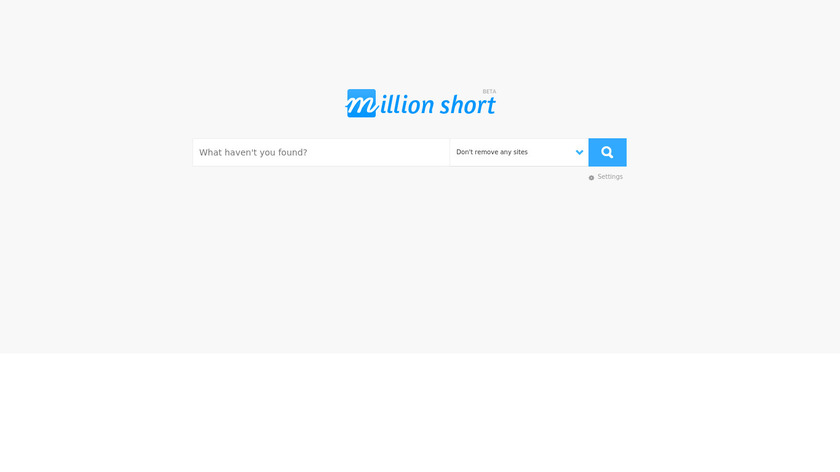 MillionShort Landing Page