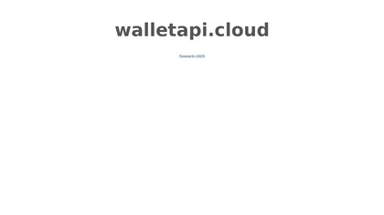 Cloud Wallet API image