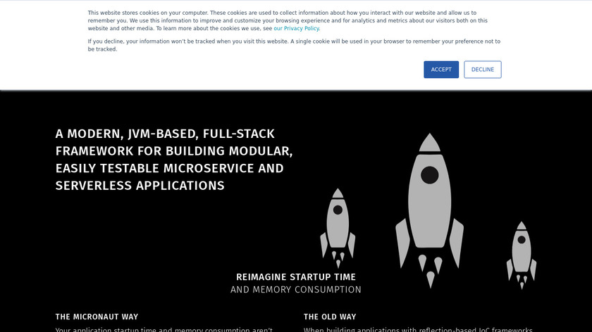 Micronaut Framework Landing Page