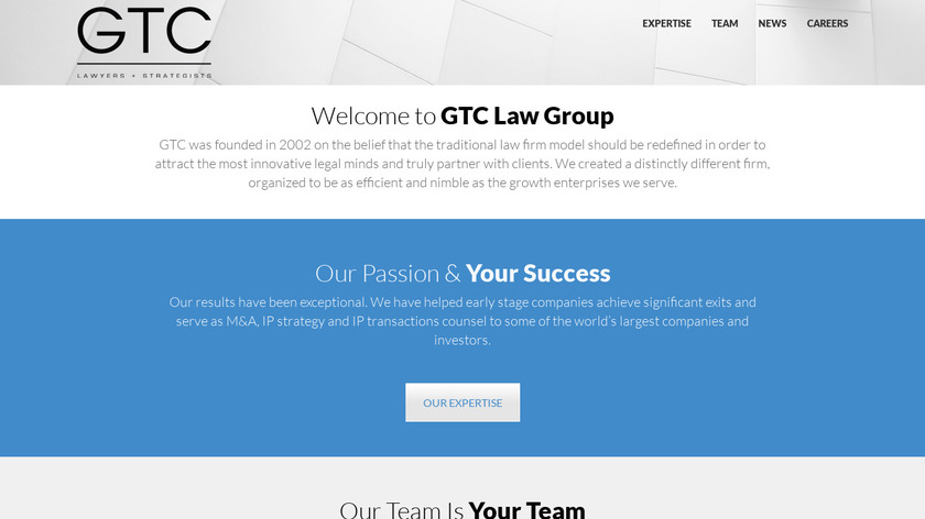 GTC Law Group Landing Page
