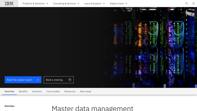 IBM InfoSphere Master Data Management Landing Page