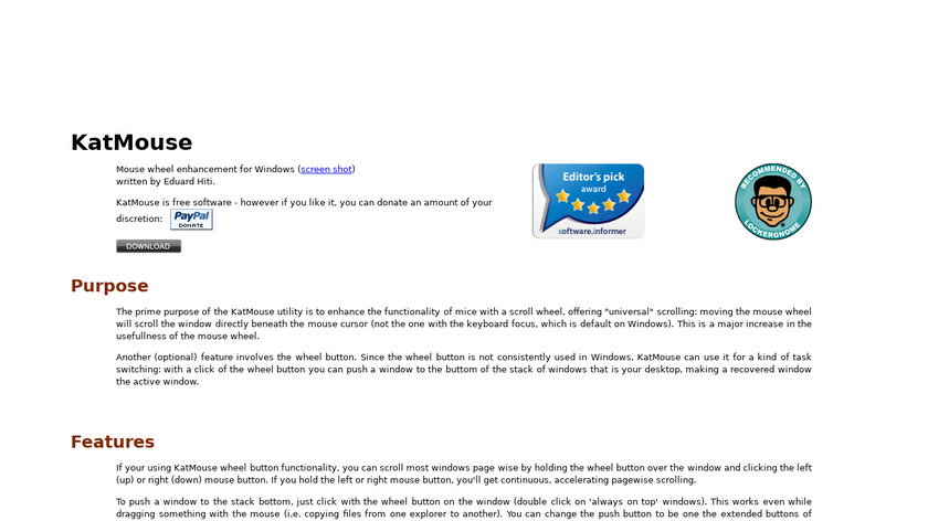 KatMouse Landing Page