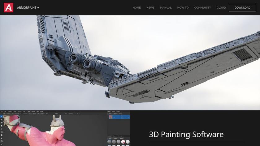 Armor Paint Landing Page