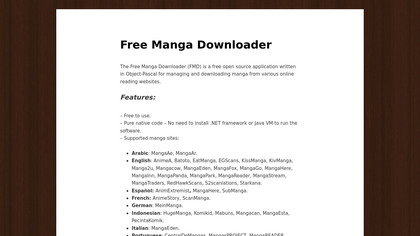 Free Manga Downloader image