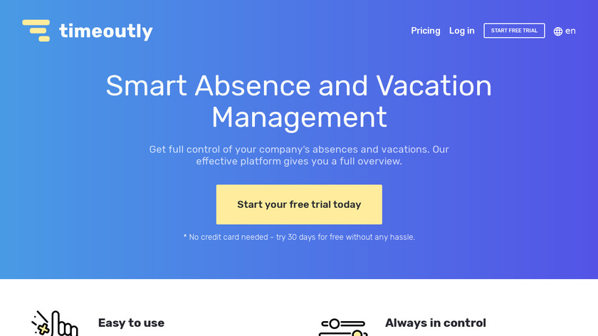 LogTimeOff Landing Page