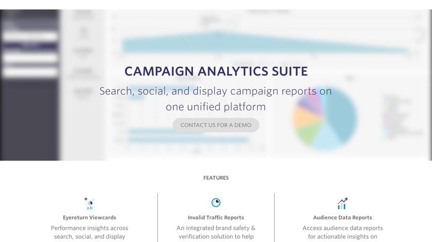 eyereturnmarketing.com Campaign Analytics Landing Page
