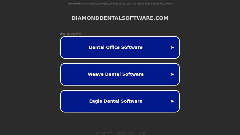 Diamond Dental Software Landing Page
