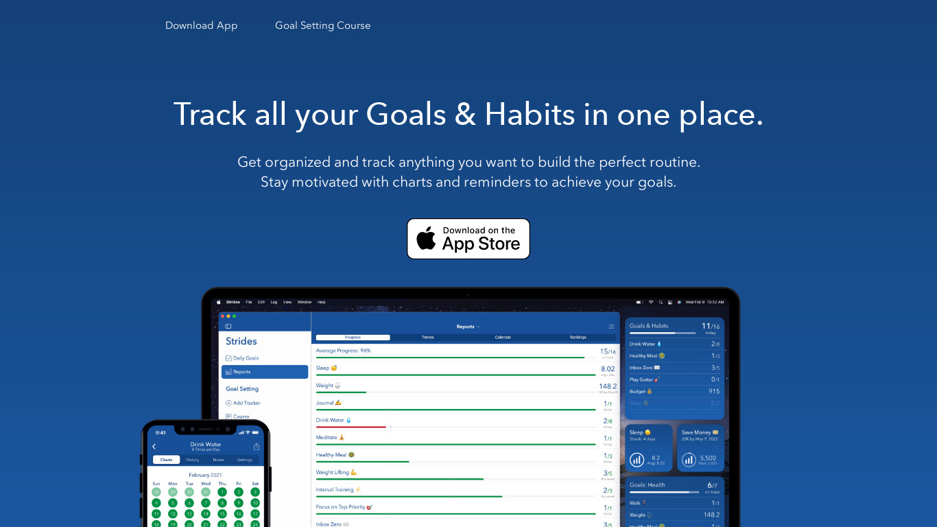 Summit Day Planner Landing page