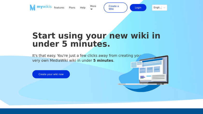 MyWikis Landing Page