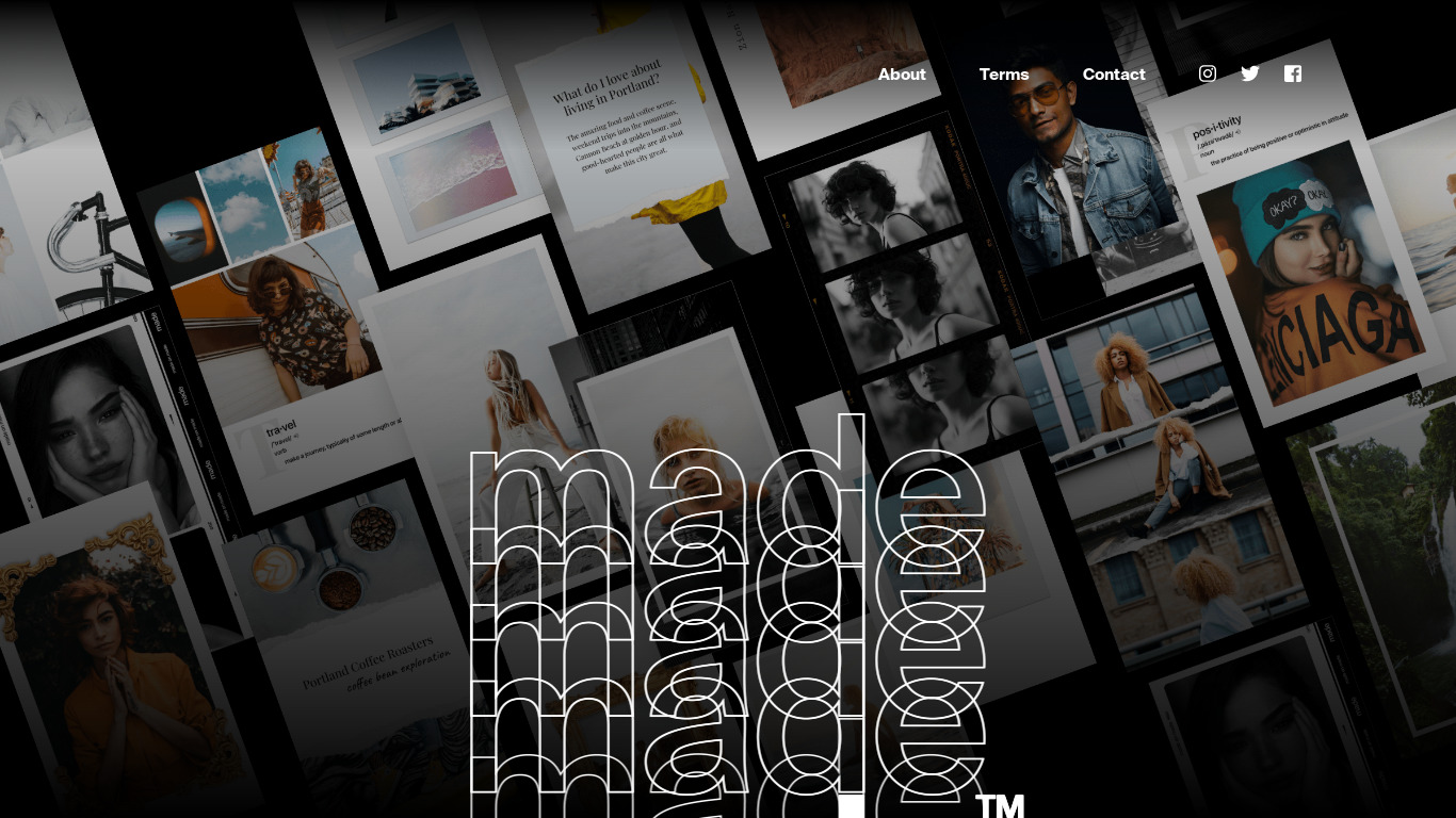Made- Stories Maker Landing page