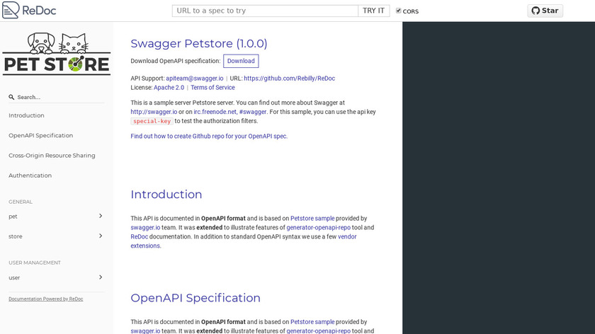 rebilly.github.io ReDoc Landing Page