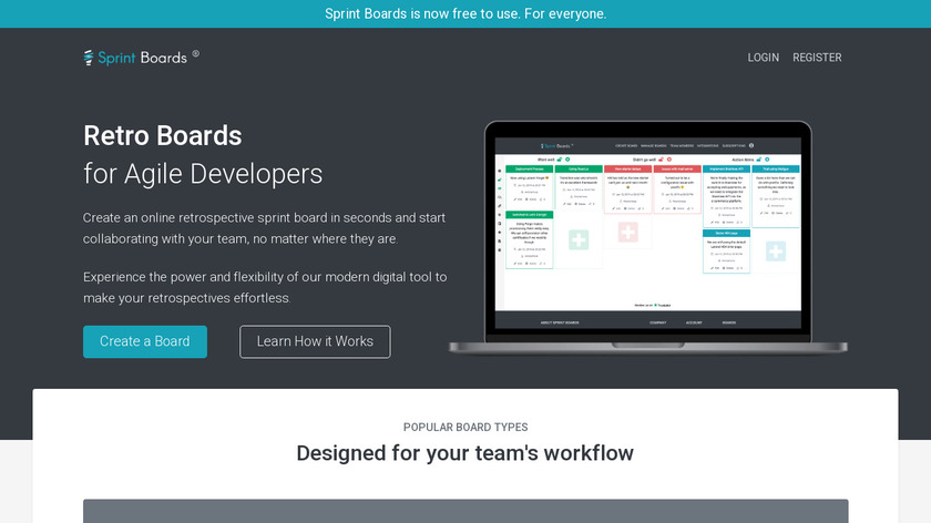 Sprint Boards Landing Page