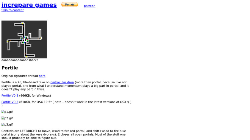 Portile Landing Page