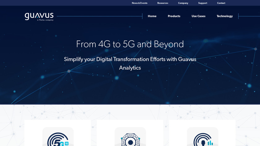 Guavus Landing Page