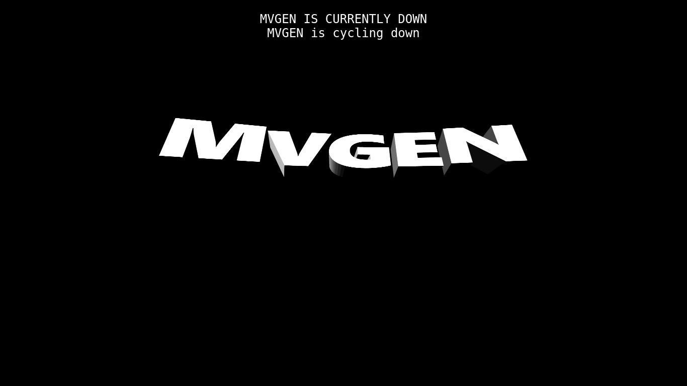MVGEN Landing page