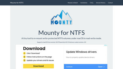 Mounty for NTFS image