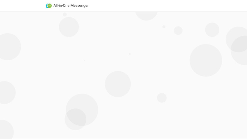 All-in-One Messenger Landing Page