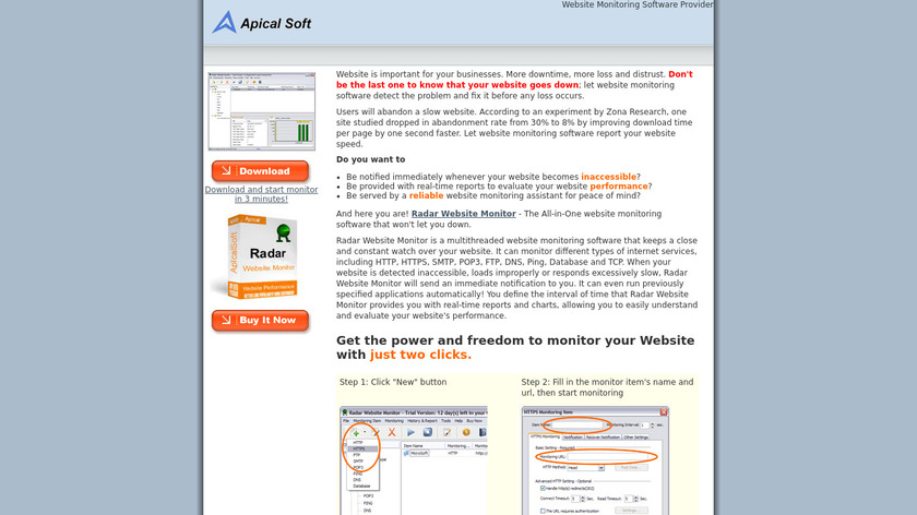 ApicalSoft Landing Page